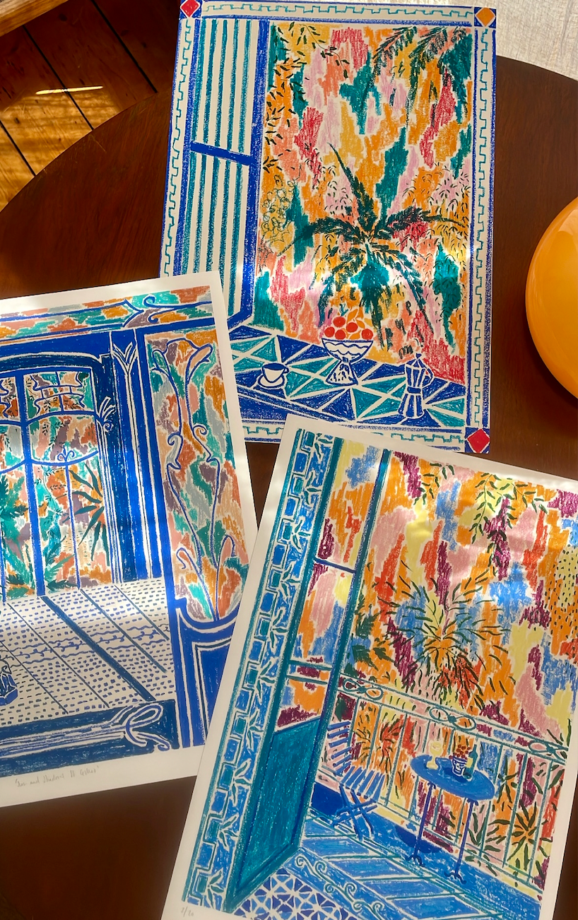 'Dream of Riviera Xiii, Lavender, Earth and Orange Zest'