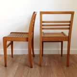 Pair of chairs René Gabriel