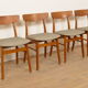 4 x dining chairs | Farstrup | Model 210 | Restored | Green