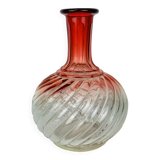 Baccarat crystal vase, Bamboo model