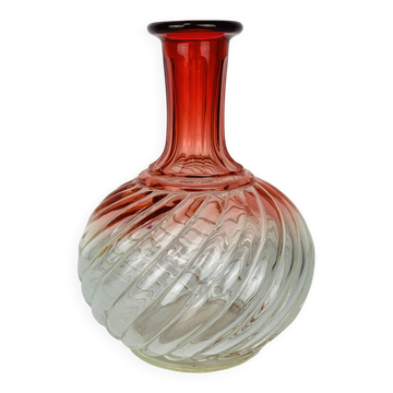 Baccarat crystal vase, Bamboo model