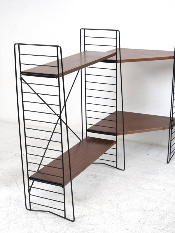 Etagere de sol Tomado en teck avec angle