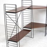Tomado teak floor shelf with corner