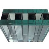 Vintage Vase • Gallotti & Radice • Glass • Mirror • Steel • 1950-1970