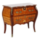 Bombé commode with marble top, Ryden möbler AB, Nybro (Sweden)