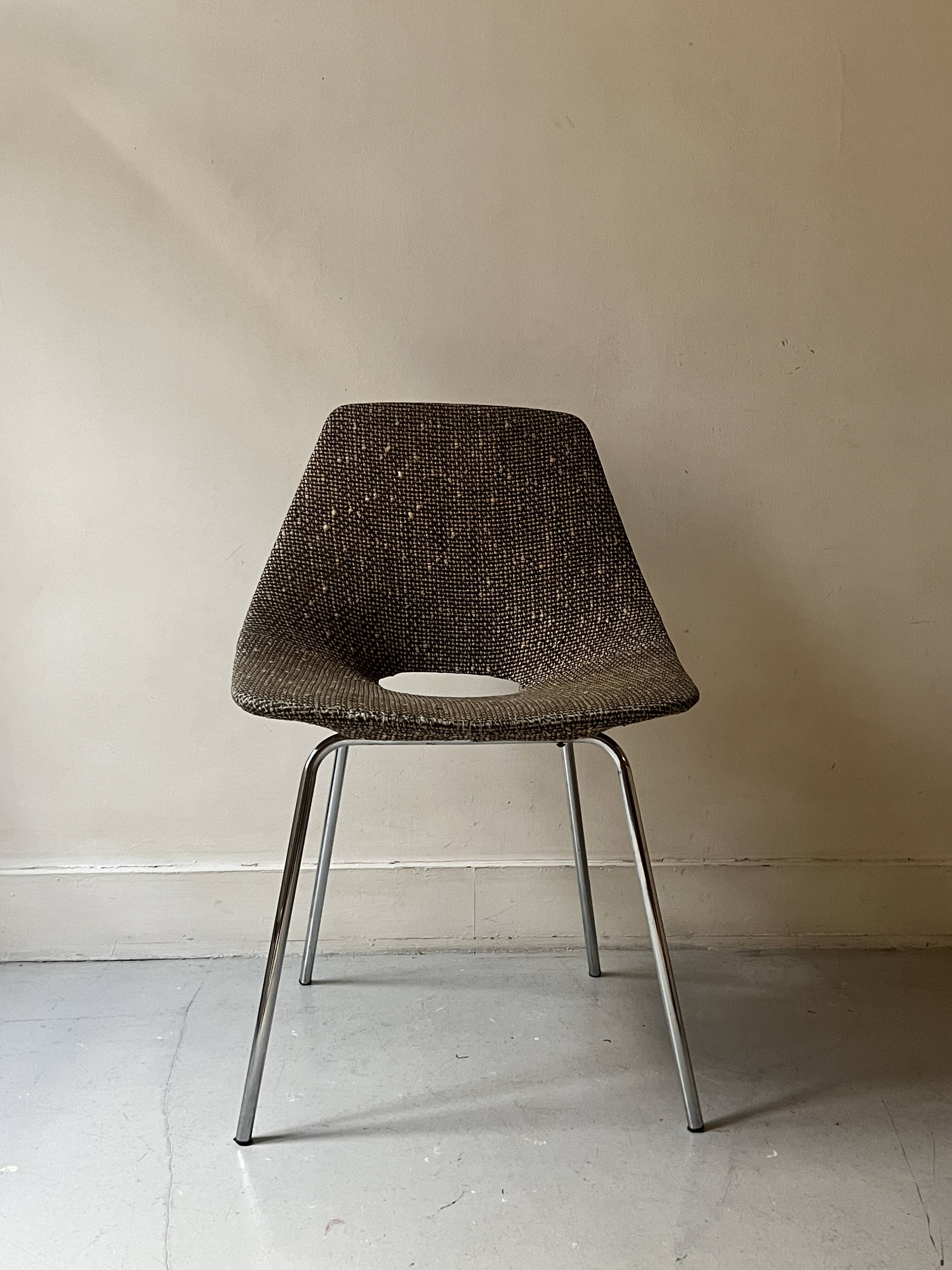 Tonneau chair model Amsterdam by Pierre Guariche for Steiner, 1950.