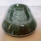 Large marbled earthenware ashtray pocket