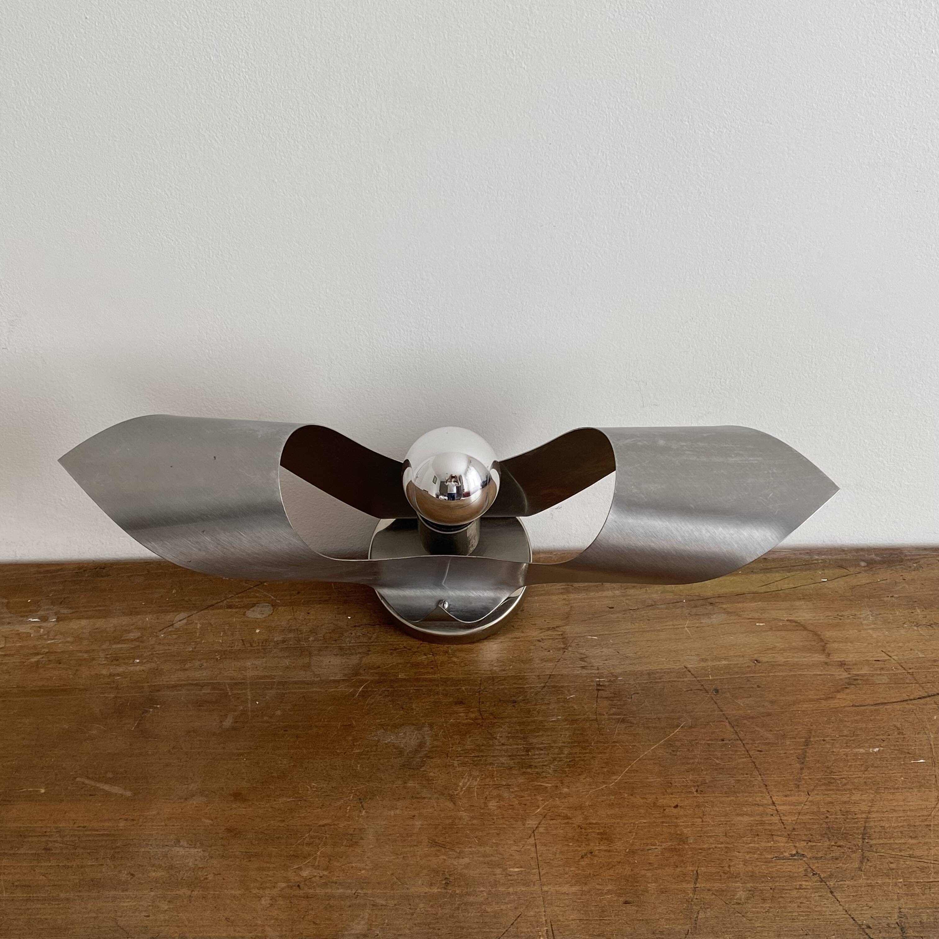 Large Oxar wall light. 1970. Space age. 47x12.