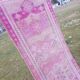 Vintage Turkish hallway rug 84x403 cm