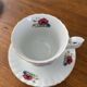White porcelain cup and saucer