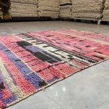 Multicolored berbere wool carpet 170x267cm