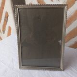 Silver metal frame