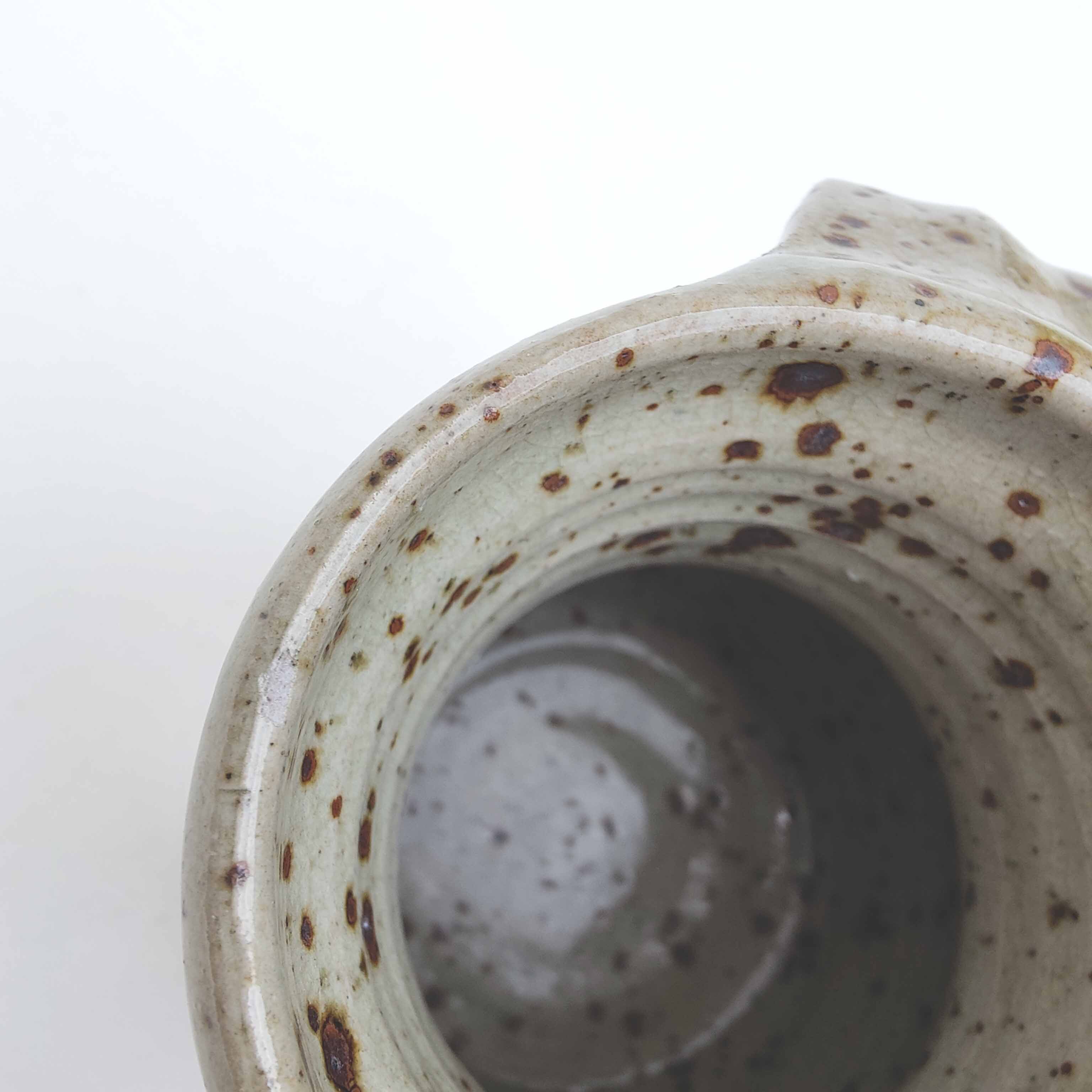 Pyrity sandstone pitcher Gustave Tiffoche 60s