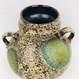 Vintage vase in west germany earthenware