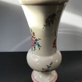 Former Vase K-G LUNEVILLE Ceramics White Decor Vintage Flowers