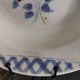 Set of 2 soup plates, Henri model, blue and red flowers Lunéville
