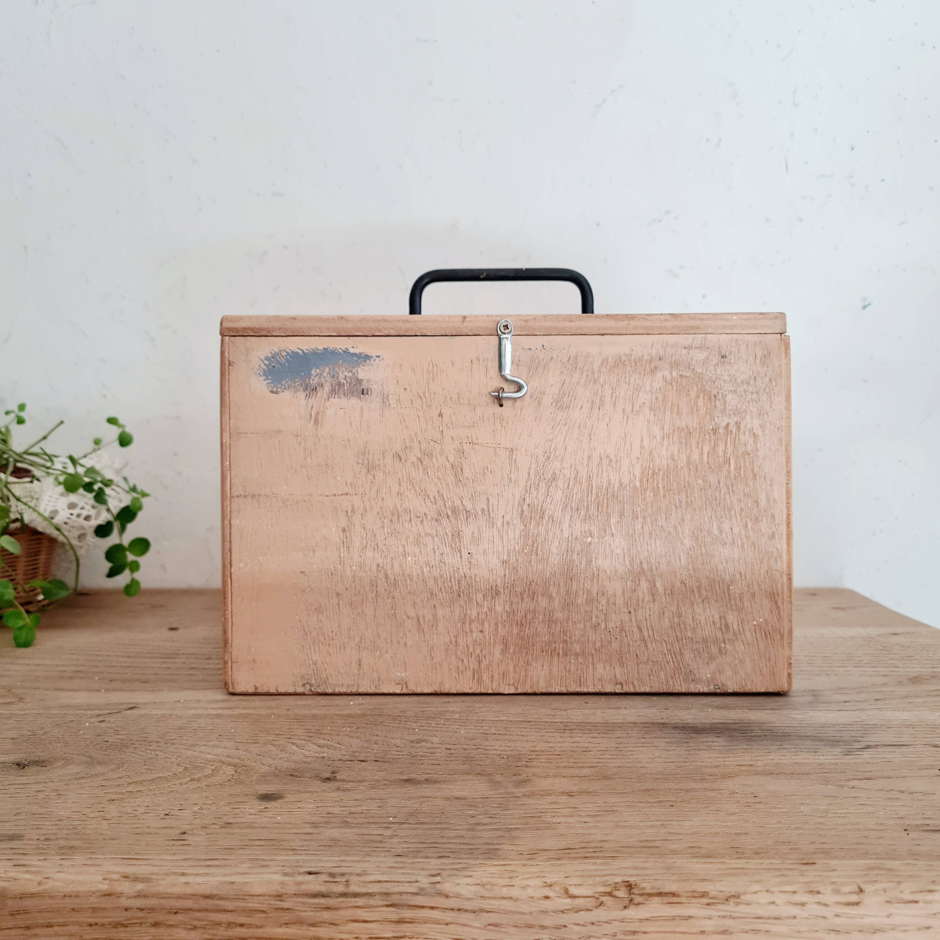 Small wooden chest - old trunk
