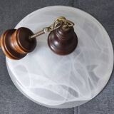 Chandelier lamp shade Opaline glass