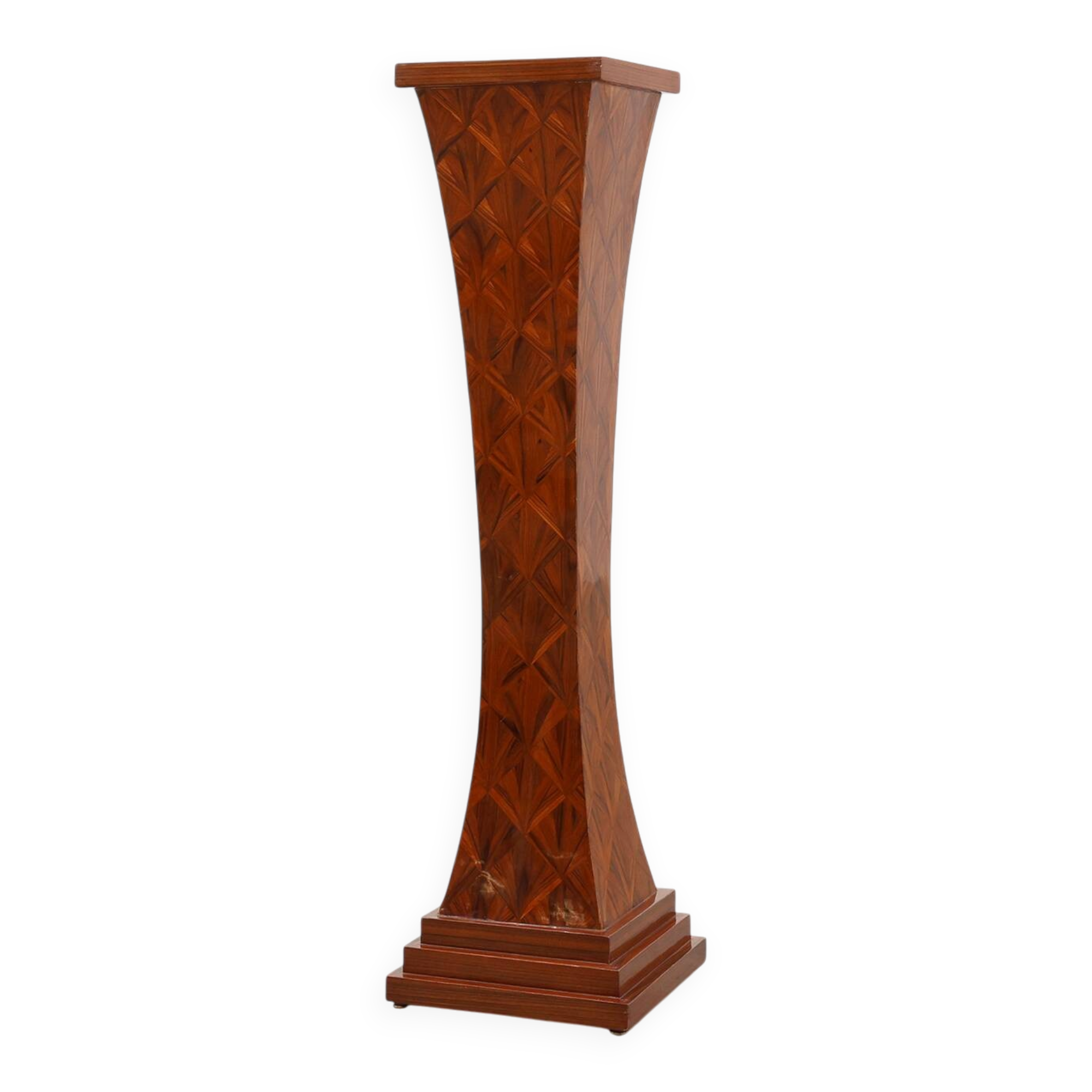 Large Art Deco Console in Wood Marquetry, France ca. 1920