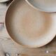 Service de 6 assiettes vintage en grès