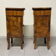 Large Art Deco bedside tables, Italy, 1930s, set of 2