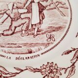 Set of 4 YR advertising talking plates