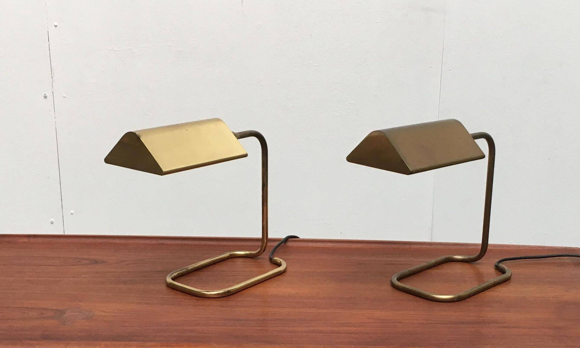 Hollywood Regency table lamp by Florian Schulz, 1970s