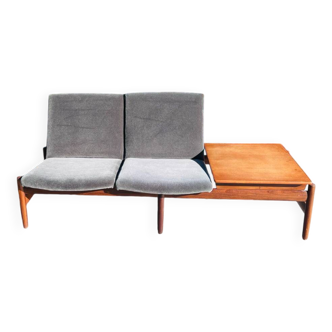 Saga modular Scandinavian lounge bench for Karl Sorlie & Sonner 1958