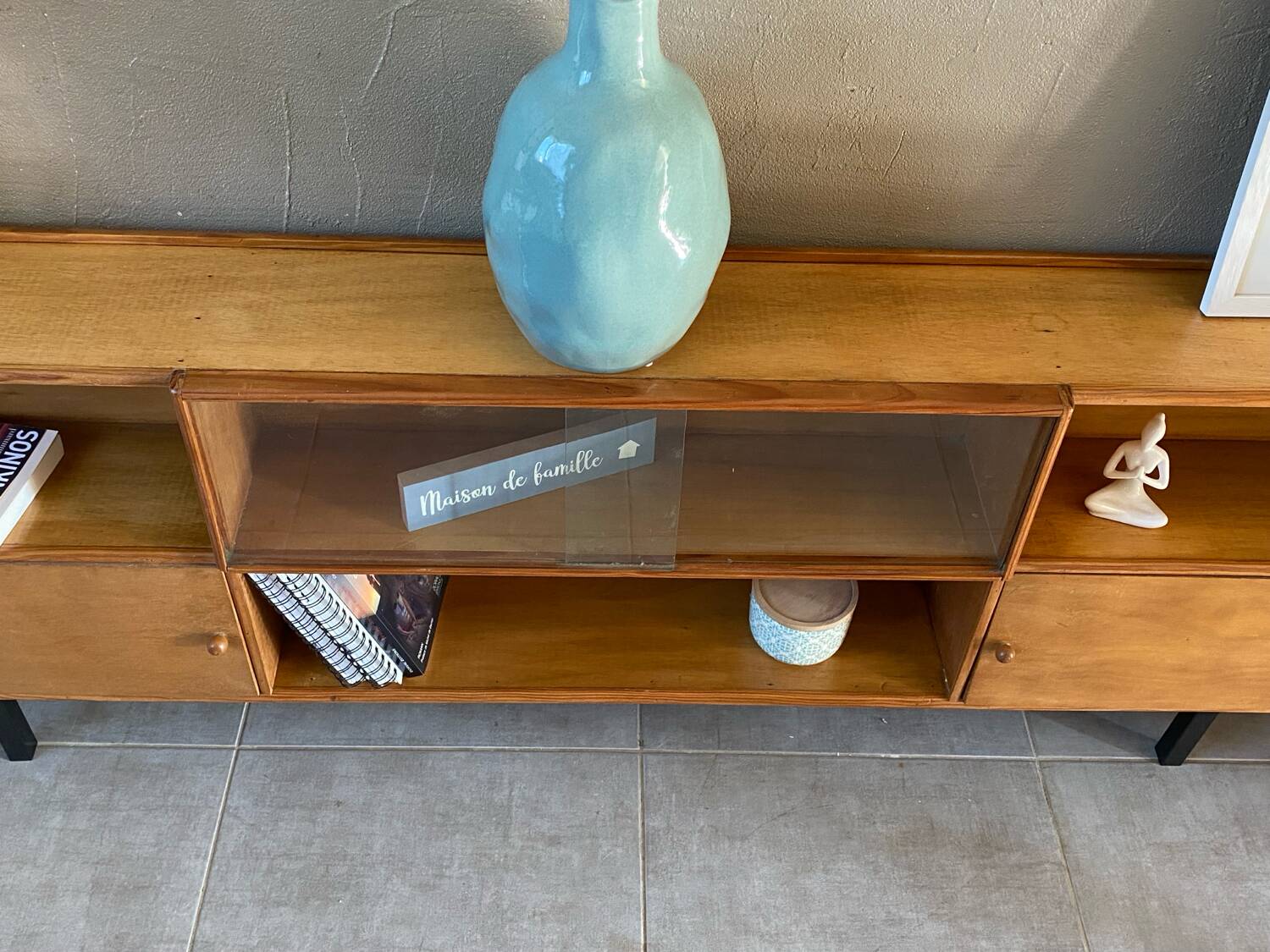 Vintage sideboard 2 levels (shallow)