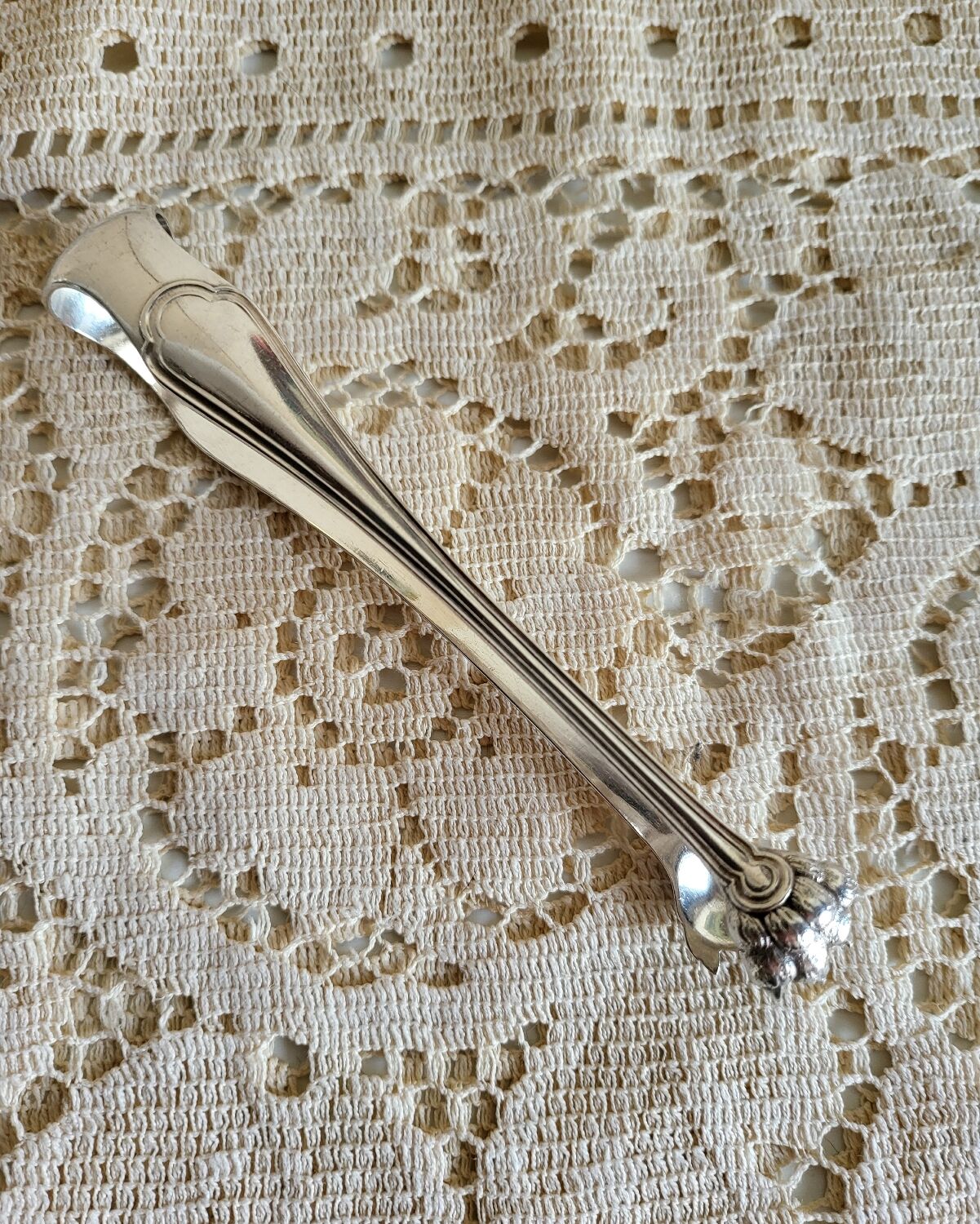 Silver-Plated Sugar Tongs Cailar Bayard