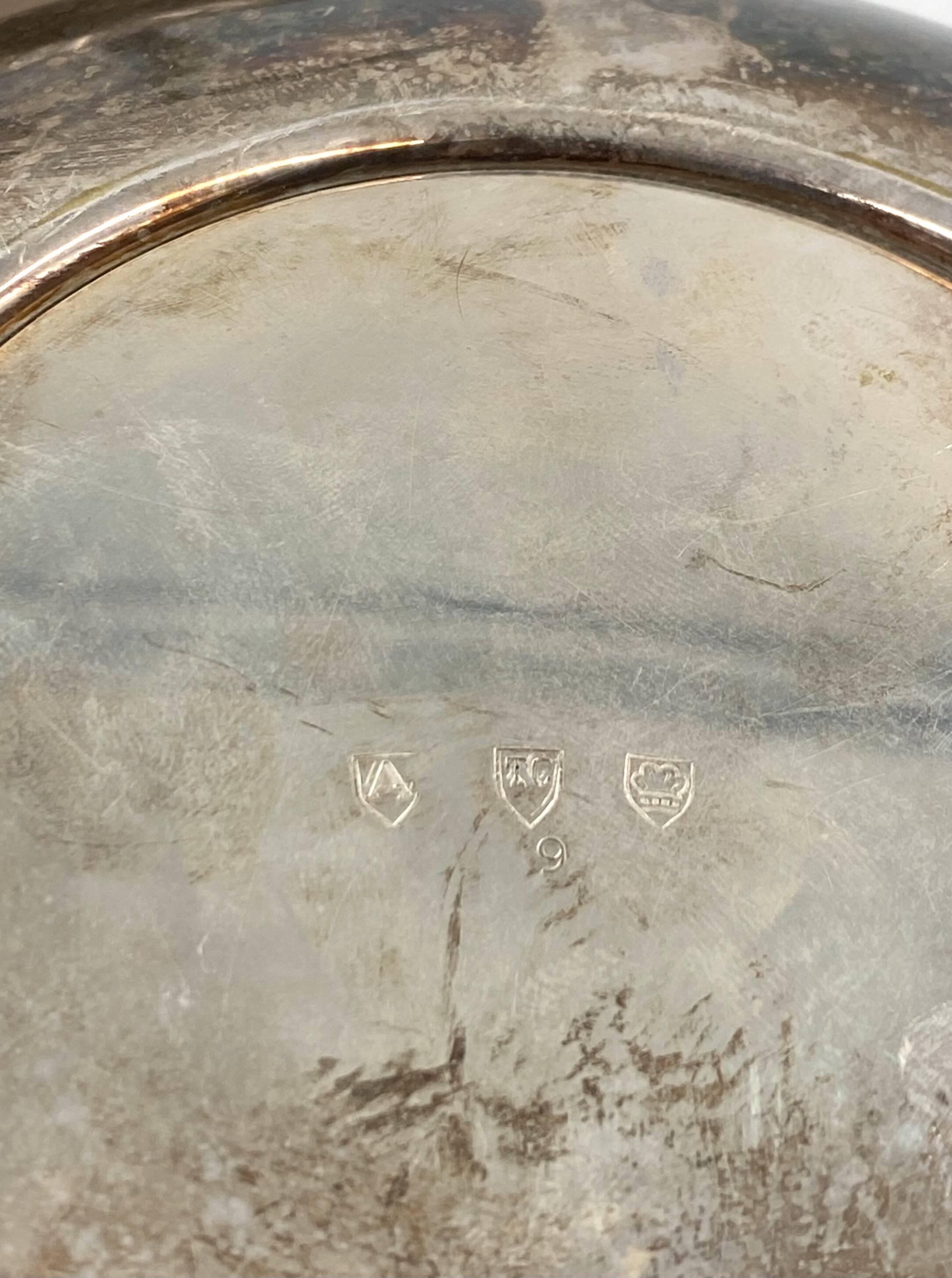 Modern silver-plated Pear wine cooler / ice bucket, Teghini Firenze Italy 1970s