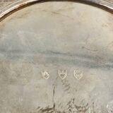 Modern silver-plated Pear wine cooler / ice bucket, Teghini Firenze Italy 1970s