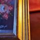 Floral painting signed Stemple