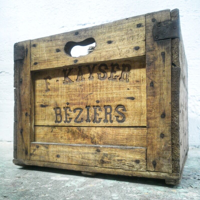 Wooden beer locker