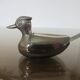 Salt, pepper "duck" silver metal 70s