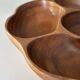 Teak wood aperitif platter