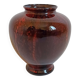 Carmine red blown glass vase 1950s
