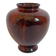 Carmine red blown glass vase 1950s