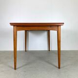 Table à manger en teck danois par Kai Kristiansen années 1960