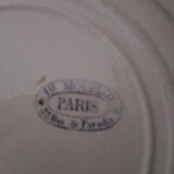 Flat plate HL Mouplot 33 rue de Paradis Paris Asian pattern diam 23 cm