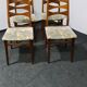 Vintage set of four rosewood dining chairs