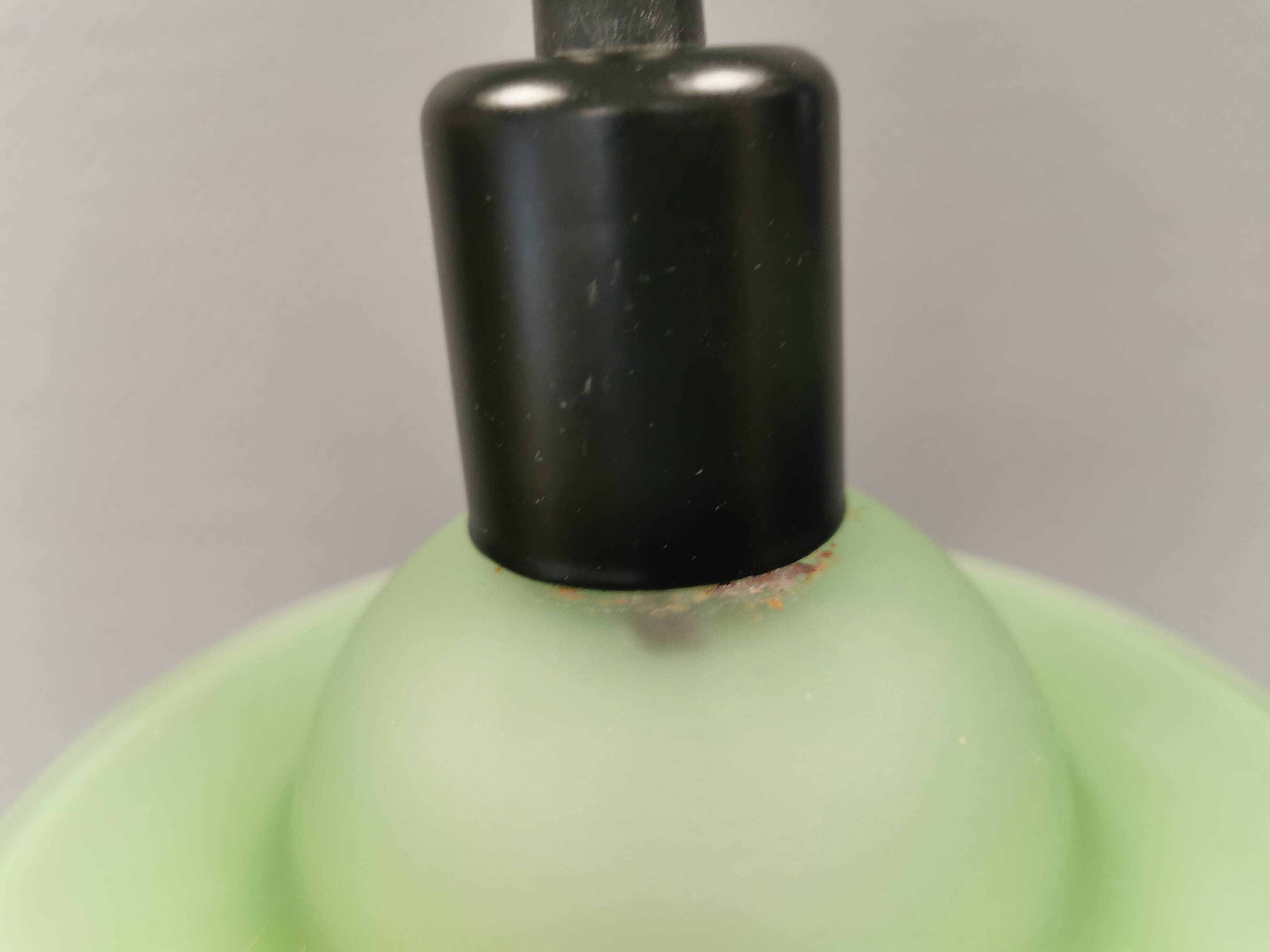 Green glass UFO pendant lights from Design-Light, early 1990s in Denmark