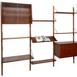Vintage Poul Cadovius Royal System wall system wall unit
