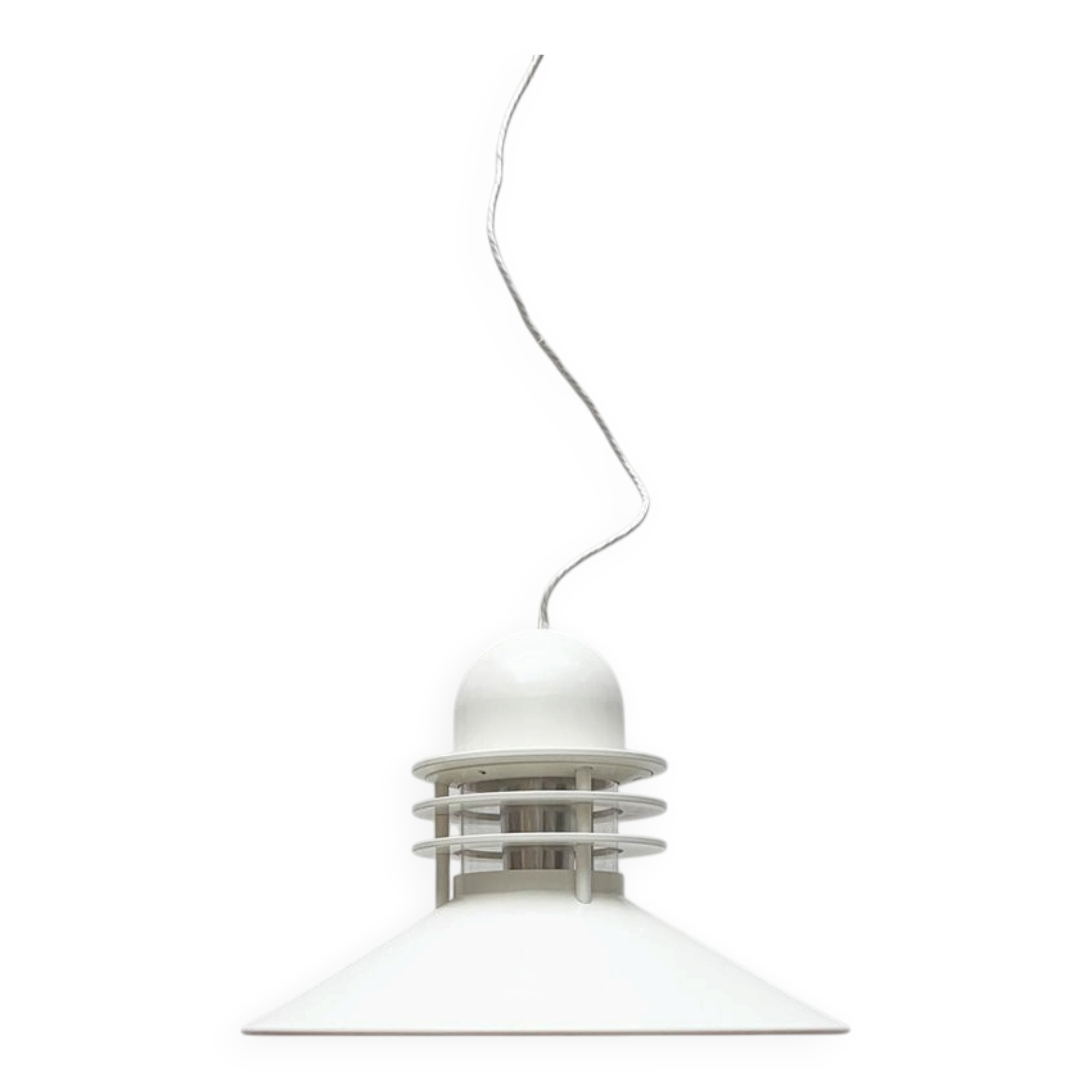 Maxi Nyhavn suspension Danish mid-century by Alfred Homann and Ole v. Kjær for Louis Poulsen