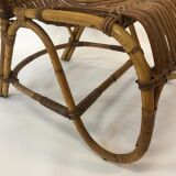 Van Rohe Noordwolde rattan chair, 1960