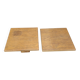Pair of vintage wooden coffee or side tables, 1960s