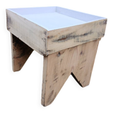 Petite table d'appoint ancienne en bois