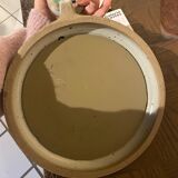 Round ceramic mirror 26x36cm