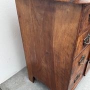 Commode en bois de burl vintage