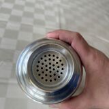 Silver metal shaker